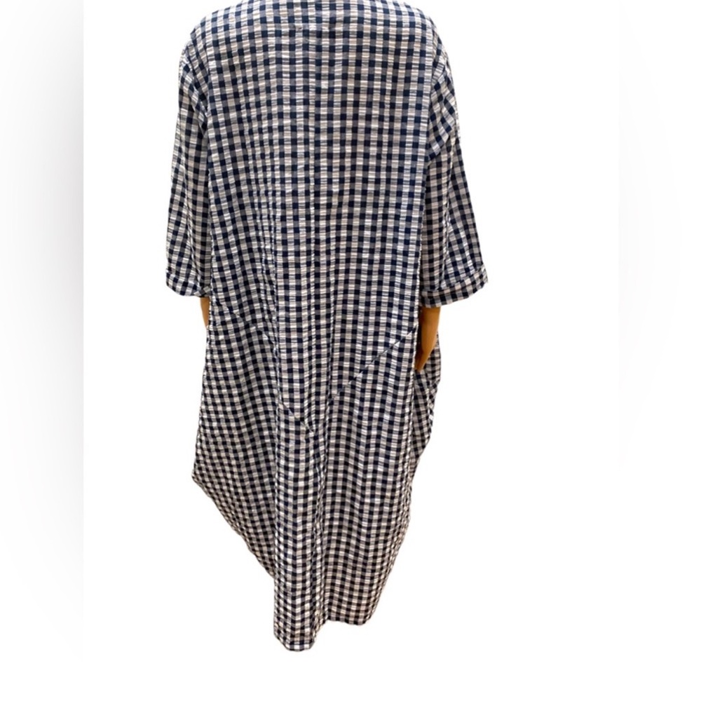 DUBGEE By Whoopi Check 3/4-Sleeve Cocoon Dress Size M.  Brand NEW !!!!